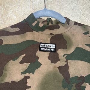 Adidas camo print dress size small